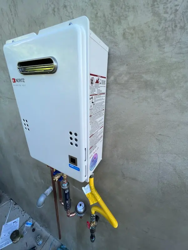 Tankless water heater installation for Ewing and Carroll homes